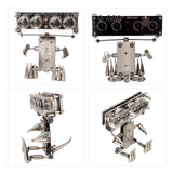 Stirlingkit 100+PCS Luminous Tube Clock Robot Model Kit Assembling Toy Gift, view 4