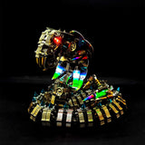 Stirlingkit 1000+PCS 3D DIY Cobra Snake Metal Model Kits, view 2