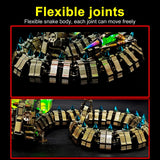 Stirlingkit 1000+PCS 3D DIY Cobra Snake Metal Model Kits, view 3