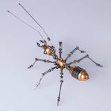 Stirlingkit 100PCS Golden Ant DIY Model Exquisite Jewelry MINI Ornaments, view 2
