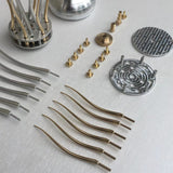 Stirlingkit 100PCS+ Metal Rhythm Kinetic Jellyfish Model Building Kits with Glass Cover, view 3