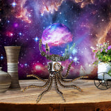 Stirlingkit 1060PCS Steampunk Mechanical Octopus Metal Model Kits with Jupiter Moon Lamp, view 5
