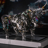 Stirlingkit 1087Pcs Metal Puzzle Model Kit 3D DIY Mechanical Bull Assembly Jigsaw Crafts, view 3