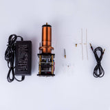 Stirlingkit 10cm DC24V Plasma Musical Tesla Coil Wireless Power Transmission Golded Coil Educational Toy US Plug, view 3