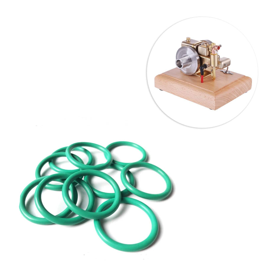 Stirlingkit 10Pcs Rubber O Rings for M12 Mini Four-stroke Gasoline Engine Model
