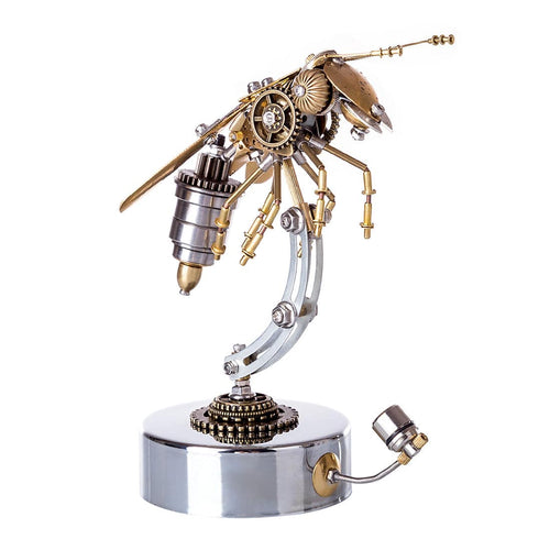 Stirlingkit 117PCS 3D Mechanical Wasp Metal DIY Model Manual Assembly Creative Kit