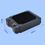 Stirlingkit 120 High-efficiency Pure-Copper Water Radiator 40mm For Engine Model Modification, view 3