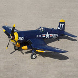 Stirlingkit 1200mm Wingspan RC Airplane War Plane Fighter Model with Auto Landing Gear - PNP (Navy Blue), view 3