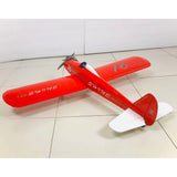Stirlingkit 1250mm Wingspan Sport Plane Balsa Wooden Aircraft Airplane Model ARF - Red, view 2