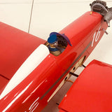 Stirlingkit 1250mm Wingspan Sport Plane Balsa Wooden Aircraft Airplane Model ARF - Red, view 5