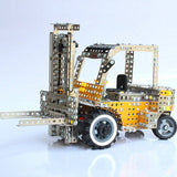 Stirlingkit 1300PCS Simulation Forklift Model Kit DIY Metal Assembly Educational Toy, view 3