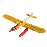 Stirlingkit 1320mm Wingspan Wooden Electric Aircraft Fixed Wing Seaplane Balsa Airplane Assembly KIT - Orange, view 5