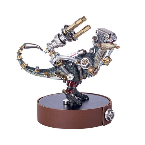 Stirlingkit 136Pcs DIY Metal Mechanical Variant Beast 3D Assembly Puzzle Model Kit - Dinosaur