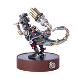 Stirlingkit 136Pcs DIY Metal Mechanical Variant Beast 3D Assembly Puzzle Model Kit - Dinosaur, view 3