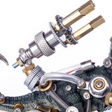 Stirlingkit 136Pcs DIY Metal Mechanical Variant Beast 3D Assembly Puzzle Model Kit - Dinosaur, view 6