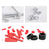 Stirlingkit 1375PCS+ DIY Metal Assembly Fire Trucks Exquisite Four-Piece Educational Toy Gift, view 3