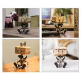 Stirlingkit 150 PCS DIY 3D Metal Puzzle Model Mechanical Mini Monster Music Box, view 4