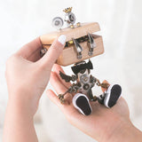 Stirlingkit 150 PCS DIY 3D Metal Puzzle Model Mechanical Mini Monster Music Box, view 6