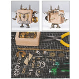 Stirlingkit 150PCS 3D Metal Vooriya Music Box DIY Creative Gift, view 6