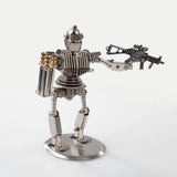 Stirlingkit 150PCS Metal Robot Gunner Assembled DIY Toy Ornaments, view 2