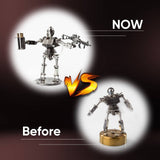 Stirlingkit 150PCS Metal Robot Gunner Assembled DIY Toy Ornaments, view 6