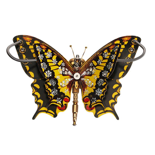 Stirlingkit 150PCS Steampunk 3D Tiger Swallowtail Butterfly Model Assembly DIY Kit