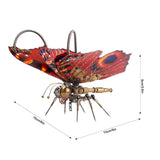 Stirlingkit 150PCS Steampunk 3D Tiger Swallowtail Butterfly Model Assembly DIY Kit, view 3