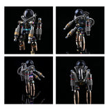 Stirlingkit 154PCS 3D Colorful Metal Astronaut Series CNSA RKA DIY Backpack Pendant, view 4