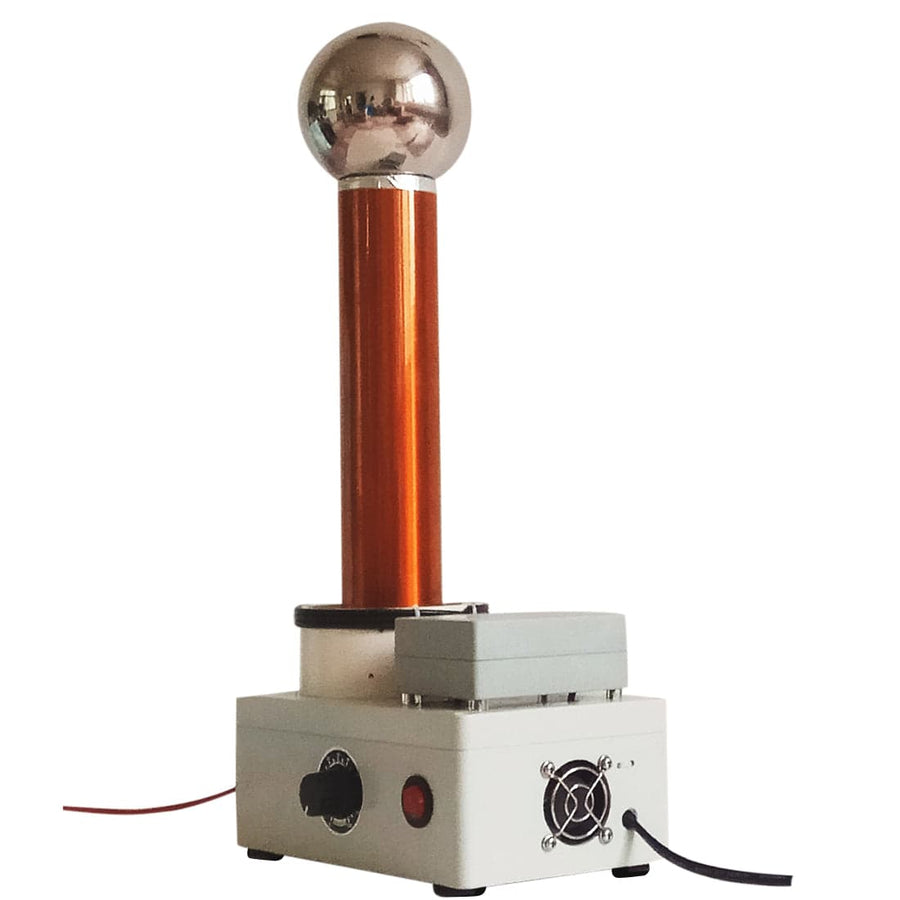Stirlingkit 15cm Arc Tesla Coil Demonstration of High Frequency AC Wireless Transmission Lightning Simulator - US Plug