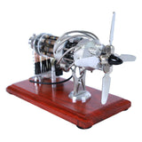Stirlingkit 16 Cylinder Stirling Engine Model Creative Motor Engine Generator Toy Engine, view 3