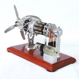 Stirlingkit 16 Cylinder Stirling Engine Model Creative Motor Engine Generator Toy Engine, view 4