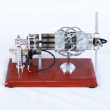 Stirlingkit 16 Cylinder Stirling Engine Model Creative Motor Engine Generator Toy Engine, view 5