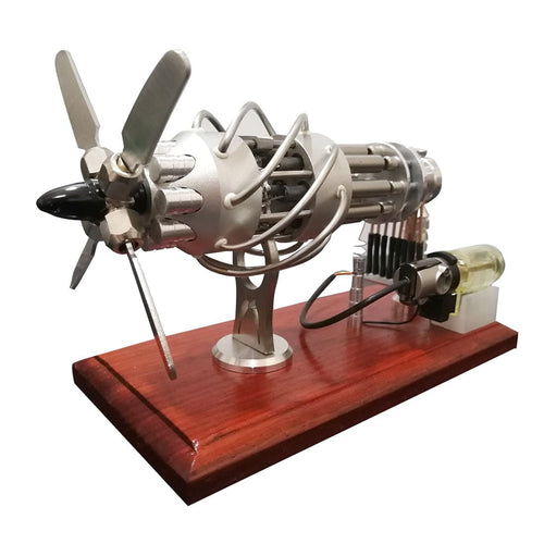 Stirlingkit 16 Cylinder Stirling Engine Model Creative Motor Engine Generator Toy Engine