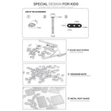 Stirlingkit 1745 PCS DIY Assembly Kit To Simulate 2.4G 10CH RC Lateral Crane Model Toy, view 6