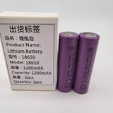 Stirlingkit 18650 3.7V 1200mAh Lithium-ion Battery for RETROL HM-01 Hit and Miss Engine 2pcs/set, view 5