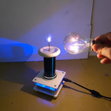 Stirlingkit 18cm PLLSSTC Tesla Coil Spaced Lighting Experimental for Physical Class, view 2