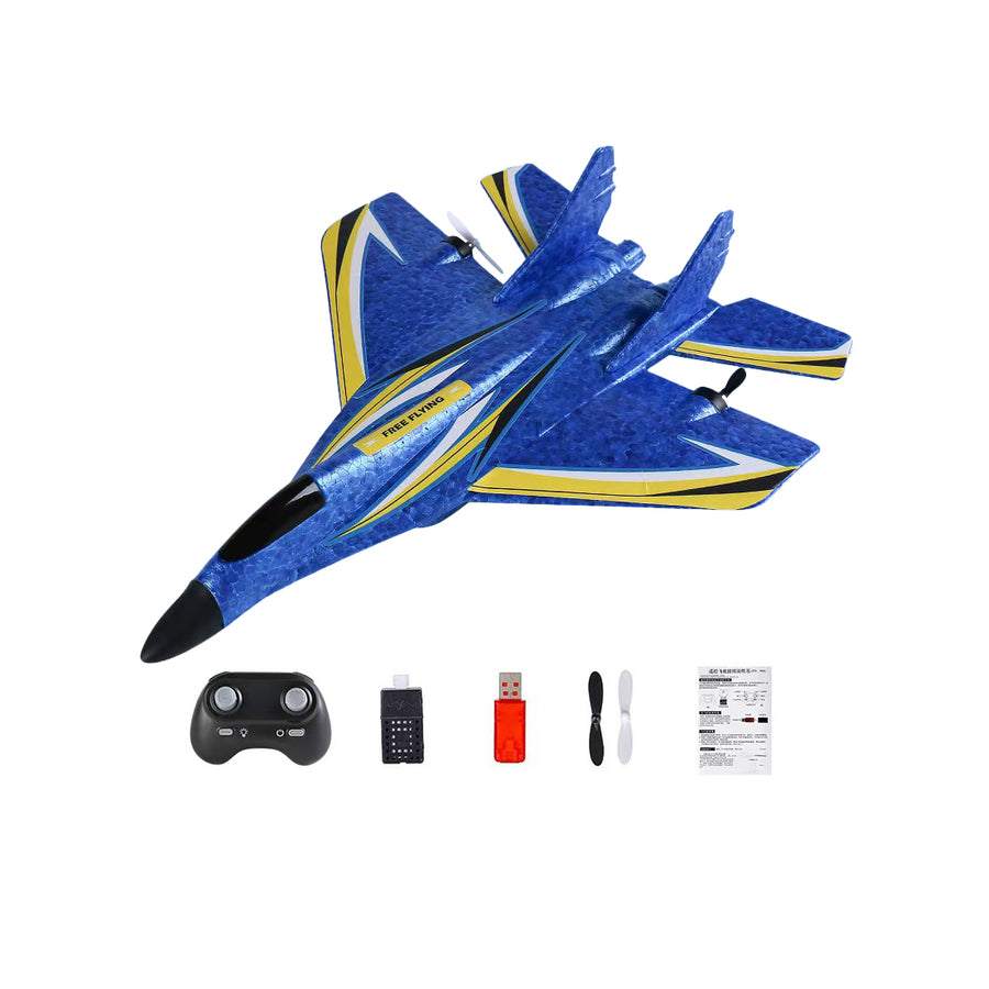 Stirlingkit 2.4G 2CH Mini EPP Foam Kids Fixed-Wing RC Airplane Model RTF with 21cm Wingspan