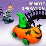 Stirlingkit 2.4Ghz Inflatable Pumpkin Street Racing RC Car Halloween Gift RTR, view 2