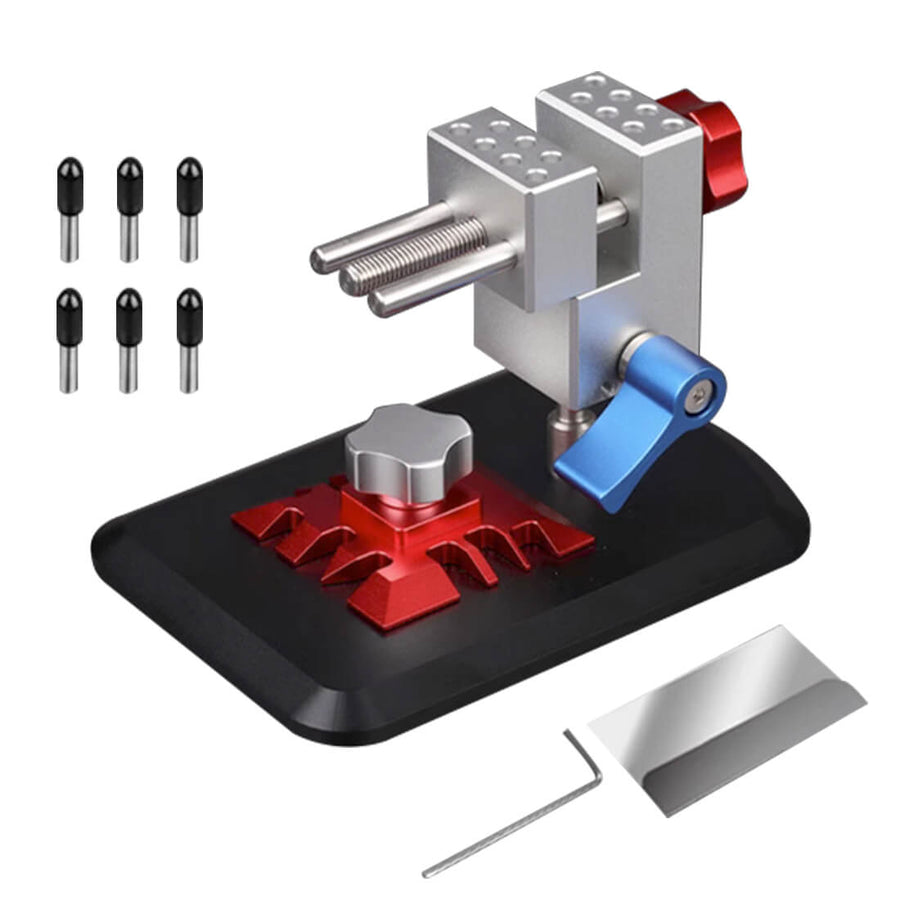 Stirlingkit 2-in-1 360° Steering Multi-functional CNC Vise Clamp Plier for Model Engine Building/Debugging/Repairing