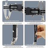 Stirlingkit 200mm Electronic Digital Caliper with Large LCD Screen, view 3