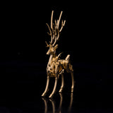 Stirlingkit 200Pcs+ Christmas Golden Elk Model Metal Model Kits for Adults, view 3