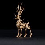 Stirlingkit 200Pcs+ Christmas Golden Elk Model Metal Model Kits for Adults, view 5