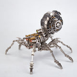 Stirlingkit 203PCS DIY Mini 3D Metal Spider Beast with Led Light Model Building Kit Toys, view 4
