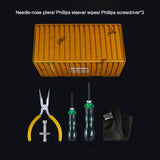 Stirlingkit 209PCS 3D Metal Ammunition Infantry Mobile Phone Holder DIY Mechanical Kit, view 4