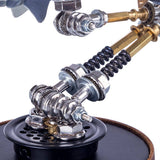 Stirlingkit 217Pcs DIY Metal Mechanical Variant Beast 3D Shark Assembly Puzzle Model Kit, view 5