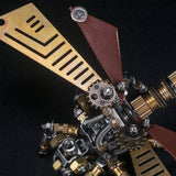 Stirlingkit 243Pcs Metal Insect Puzzle Model Kit 3D DIY Mechanical Assembly Jigsaw Crafts - Dragonfly, view 6