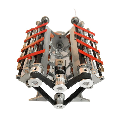 Stirlingkit 24v V8 High-speed Generator Electromagnetic Engine Teaching Motor Model