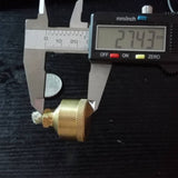Stirlingkit 25.51 x 27.43mm 6ml Brass Alcohol Burner Heating Alcohol Lamp for Stirling Engine External Combustion Engine Model, view 2