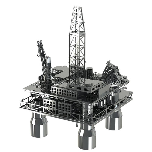 Stirlingkit 250PCS Offshore Platform 3D DIY Metal Model Building Kit