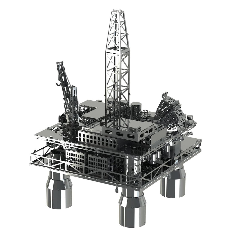 Stirlingkit 250PCS Offshore Platform 3D DIY Metal Model Building Kit